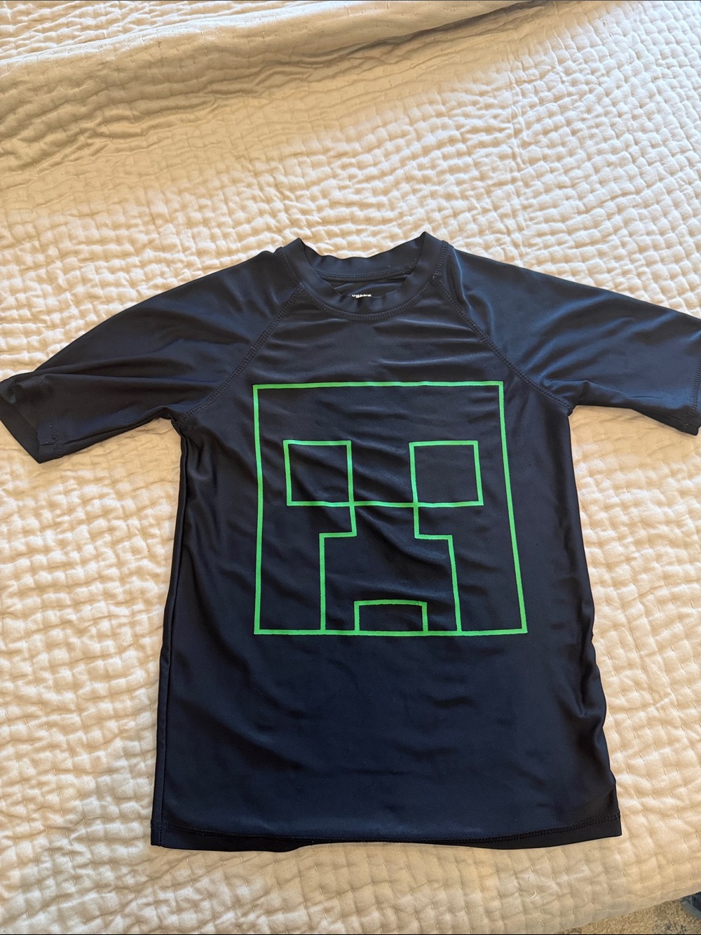 Boys Minecraft Rash guard short sleeve